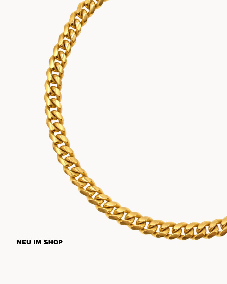''MIAMI CUBAN'' ARMBAND (925 SILBER 18K GOLD PLATED)