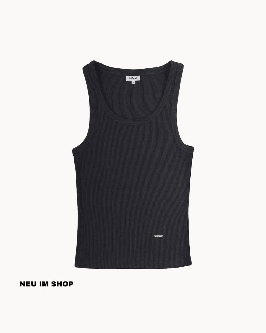 NOTFORHER - Ribbed Tank Top/ Grey