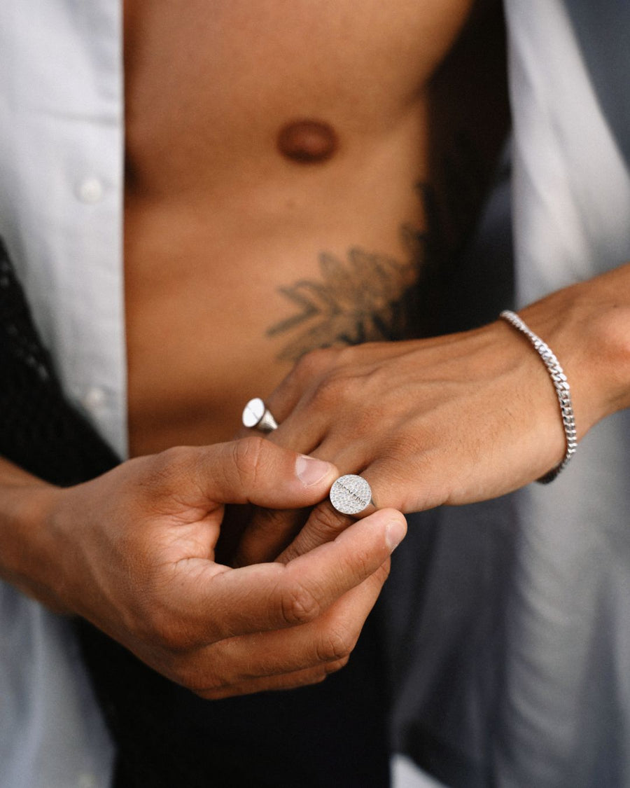 ''SILVER PINKY'' RING (925 SILBER)